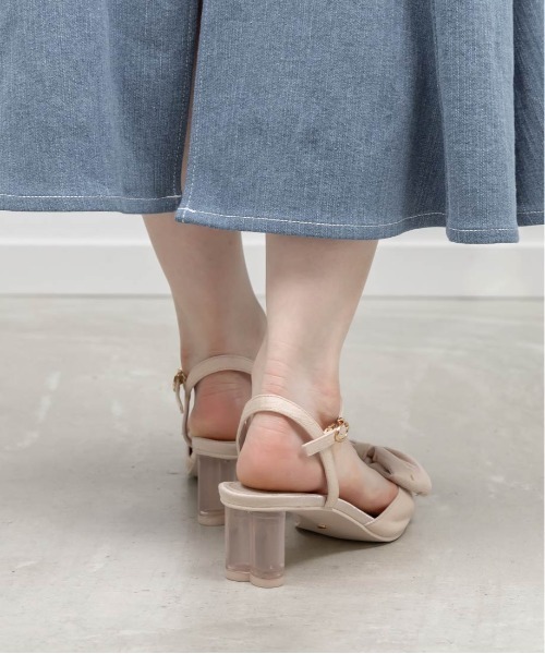 RANDA（ランダ）の「【Heart Collection】ハートスパンコールアンクルストラップパンプス（パンプス・レディース・ブラック/ピンク/アイボリー・L/M/S/LL）」の11枚目の写真