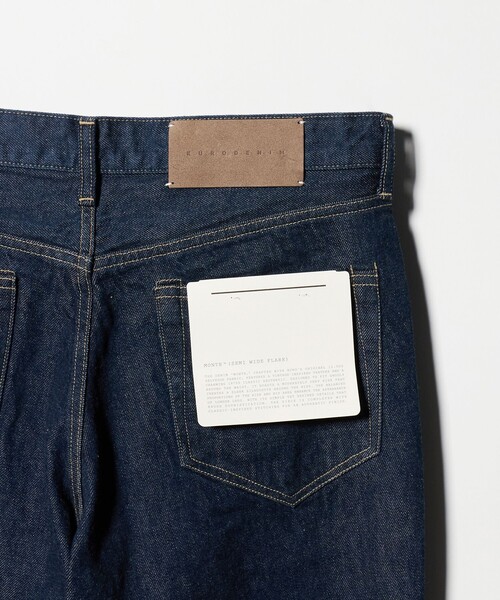 KURO（クロ）の「＜KURO＞INDIGO SEMI FLARE DENIM/インディゴ セミフレア デニム（デニムパンツ・メンズ・ネイビー・28inch/30inch/34inch/32inch）」の6枚目の写真