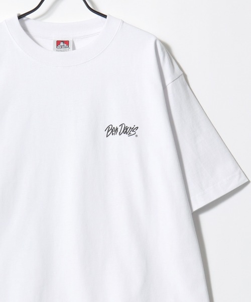 BEN DAVIS(ベンデイビス)の「BEN DAVIS/ベンデイビス GRATEFUL TEE/オーバーサイズ ストリート バックプリント ロゴ ワンポイント 半袖Tシャツ/レディース メンズ(Tシャツ/カットソー・メンズ・ブラック/ホワイト・M/L/XL)」の3枚目の写真