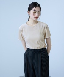 VICKY（ビッキー）の「シアーベロアTシャツ【日本製】（Tシャツ/カットソー）」