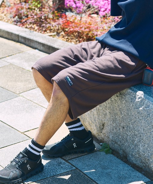 THE CRAFT CREW PRODUCTS(ザクラフトクループロダクツ)の「【UNNOTICEシリーズ】<セットアップ対応>11ozへビーウエイト DRY裏毛 イージースウェットショートパンツ / 吸水速乾・UVカット・イージーケア【THE CRAFT CREW PRODUCTS】(スウェットパンツ・メンズ・オリーブ系/ブラック/ブラウン系/ネイビー/ダークグレー/アッシュグレー・S/L/M)」の12枚目の写真