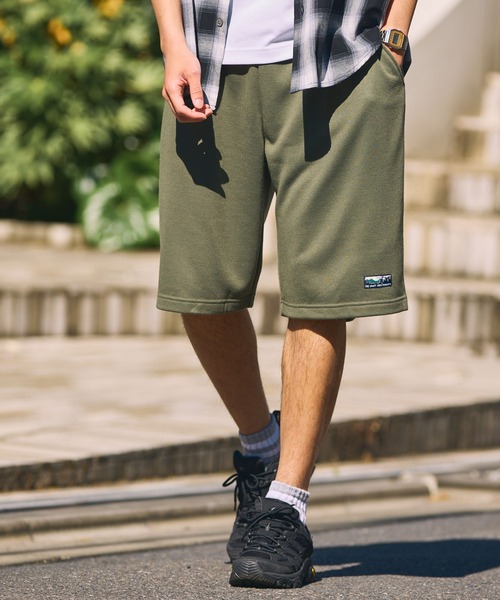 THE CRAFT CREW PRODUCTS(ザクラフトクループロダクツ)の「【UNNOTICEシリーズ】<セットアップ対応>11ozへビーウエイト DRY裏毛 イージースウェットショートパンツ / 吸水速乾・UVカット・イージーケア【THE CRAFT CREW PRODUCTS】(スウェットパンツ・メンズ・オリーブ系/ブラック/ブラウン系/ネイビー/ダークグレー/アッシュグレー・S/L/M)」の10枚目の写真