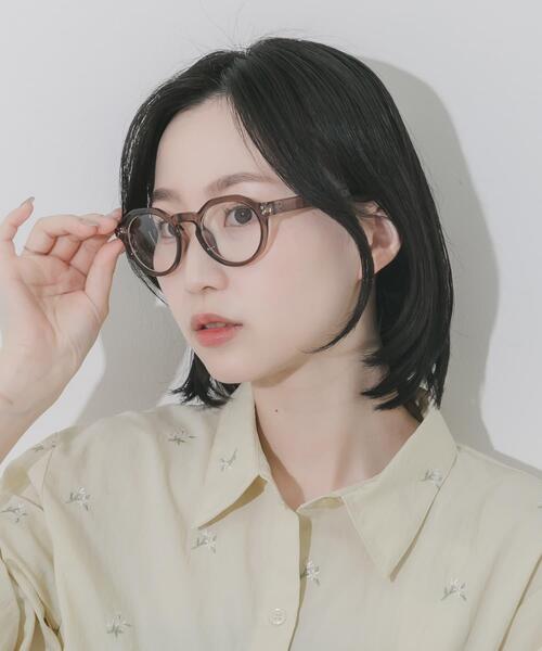 SMELLY(スメリー)の「クラウンパントダテメガネ(メガネ・レディース・ブラウン系その他/グレー/ブラック・-)」の3枚目の写真