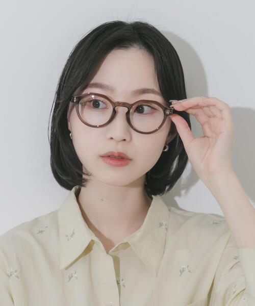 SMELLY(スメリー)の「クラウンパントダテメガネ(メガネ・レディース・ブラウン系その他/グレー/ブラック・-)」の7枚目の写真