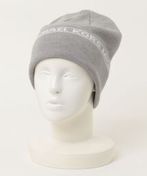 MICHAEL KORS（マイケルコース）の「スポーツ テープ カフ ハット（ニットキャップ/ビーニー）」