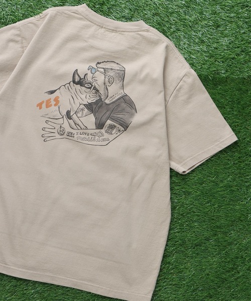 The Endless Summer（エンドレスサマー）の「TES MALIBU STAR TEE/ Tシャツ（Tシャツ/カットソー・メンズ・ベージュ/アイボリー/ホワイト・SMALL/XX-LARGE/X-LARGE/LARGE/MEDIUM）」の3枚目の写真