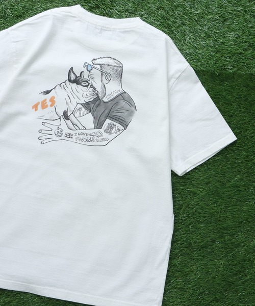 The Endless Summer（エンドレスサマー）の「TES MALIBU STAR TEE/ Tシャツ（Tシャツ/カットソー・メンズ・ベージュ/アイボリー/ホワイト・SMALL/XX-LARGE/X-LARGE/LARGE/MEDIUM）」の2枚目の写真