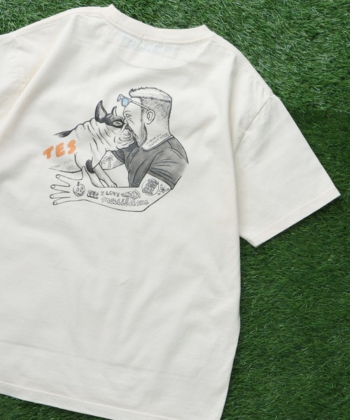 The Endless Summer（エンドレスサマー）の「TES MALIBU STAR TEE/ Tシャツ（Tシャツ/カットソー・メンズ・ベージュ/アイボリー/ホワイト・SMALL/XX-LARGE/X-LARGE/LARGE/MEDIUM）」の9枚目の写真