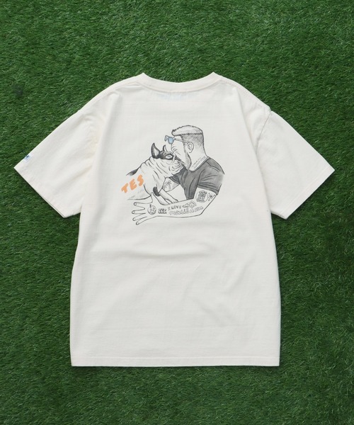 The Endless Summer（エンドレスサマー）の「TES MALIBU STAR TEE/ Tシャツ（Tシャツ/カットソー・メンズ・ベージュ/アイボリー/ホワイト・SMALL/XX-LARGE/X-LARGE/LARGE/MEDIUM）」の12枚目の写真