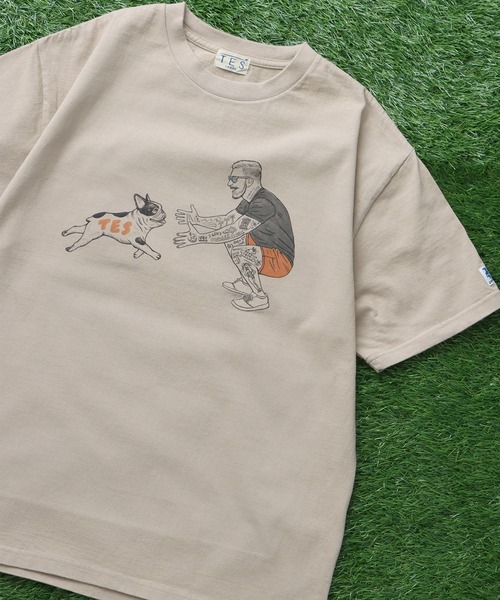 The Endless Summer（エンドレスサマー）の「TES MALIBU STAR TEE/ Tシャツ（Tシャツ/カットソー・メンズ・ベージュ/アイボリー/ホワイト・SMALL/XX-LARGE/X-LARGE/LARGE/MEDIUM）」の13枚目の写真