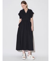 ELENDEEK | ダブルカラーシャツワンピース(ワンピース)