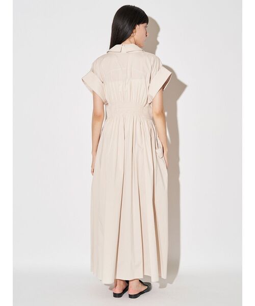 ELENDEEK(エレンディーク)の「ダブルカラーシャツワンピース(ワンピース・レディース・ブラック/その他1/ベージュ/ブラウン・02/01)」の13枚目の写真