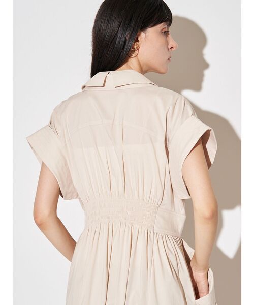 ELENDEEK(エレンディーク)の「ダブルカラーシャツワンピース(ワンピース・レディース・ブラック/その他1/ベージュ/ブラウン・02/01)」の17枚目の写真