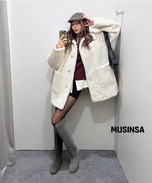 MUSINSA STANDARD WOMAN（ムシンサスタンダードウーマン）の「ウィメンズマイクロデニムショーツ[ブラック]（その他パンツ・レディース・その他・30/24/29/25/28/26/27）」の13枚目の写真