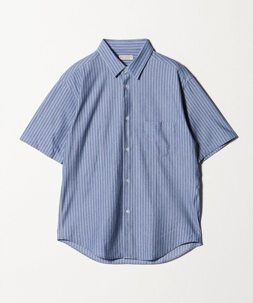 BEAUTY&YOUTH UNITED ARROWS(ビューティーアンドユースユナイテッドアローズ)の「クイック ストレッチ ストライプ シャンブレー ボタンダウン 半袖シャツ SLIM型 吸水速乾機能付き(シャツ/ブラウス・メンズ・コバルトブルー/ネイビー・S/M/L/XS/XL)」の17枚目の写真