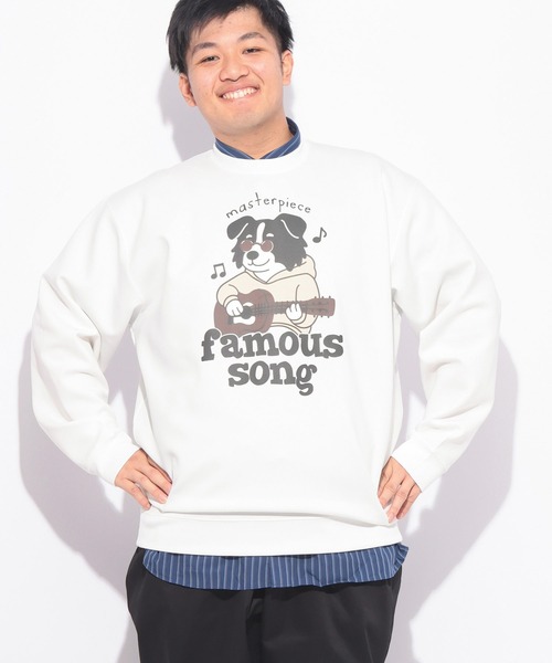 B&T CLUB(ビーティークラブ)の「トレーナー 長袖 メンズ 大きいサイズ ダンボールニット プリント クルーネック B&T CLUB (ビーアンドティークラブ)(スウェット・メンズ・B/C/D/E/F/A・X1(3L~4L)/X2(4L~5L)/X3(6L~7L))」の11枚目の写真