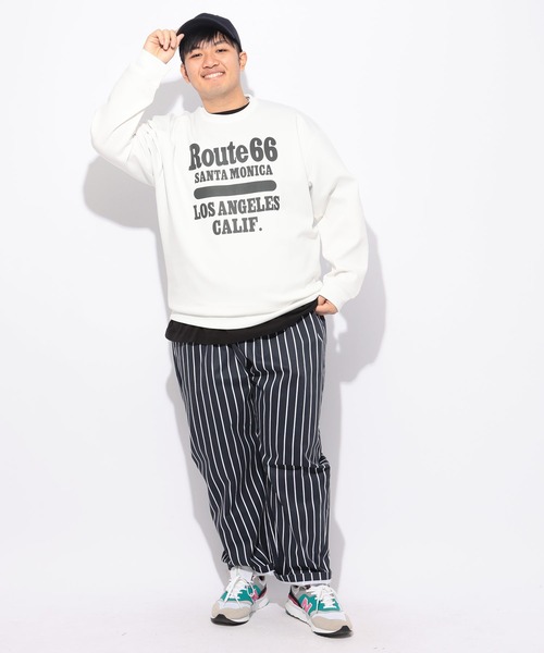 B&T CLUB(ビーティークラブ)の「トレーナー 長袖 メンズ 大きいサイズ ダンボールニット プリント クルーネック B&T CLUB (ビーアンドティークラブ)(スウェット・メンズ・B/C/D/E/F/A・X1(3L~4L)/X2(4L~5L)/X3(6L~7L))」の21枚目の写真