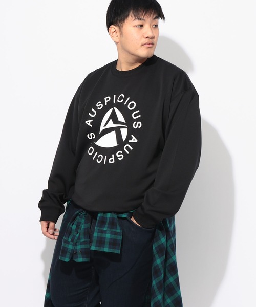 B&T CLUB(ビーティークラブ)の「トレーナー 長袖 メンズ 大きいサイズ ダンボールニット プリント クルーネック B&T CLUB (ビーアンドティークラブ)(スウェット・メンズ・B/C/D/E/F/A・X1(3L~4L)/X2(4L~5L)/X3(6L~7L))」の7枚目の写真