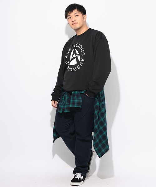 B&T CLUB(ビーティークラブ)の「トレーナー 長袖 メンズ 大きいサイズ ダンボールニット プリント クルーネック B&T CLUB (ビーアンドティークラブ)(スウェット・メンズ・B/C/D/E/F/A・X1(3L~4L)/X2(4L~5L)/X3(6L~7L))」の8枚目の写真