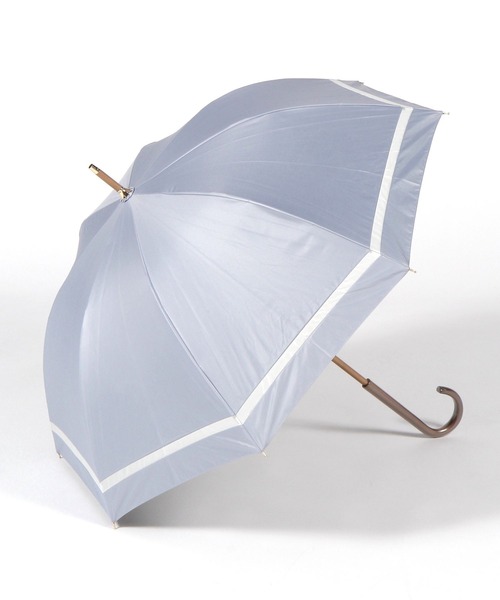 BAYFLOW（ベイフロー）の「【Water front】ルシードモクットUV晴雨兼用傘55cm（付け襟・レディース・ブルー/グレー/ナチュラル・0）」の3枚目の写真