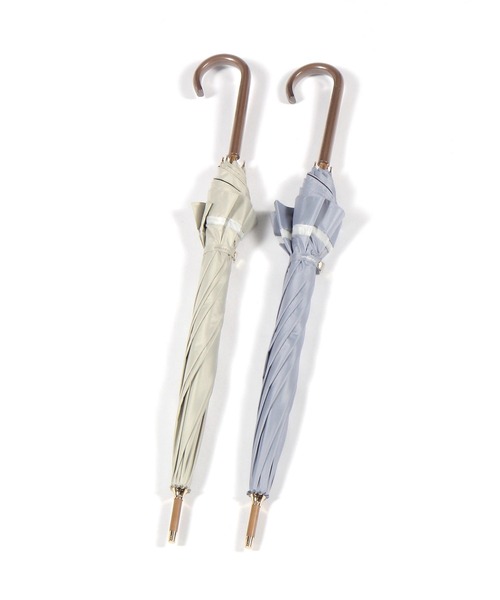 BAYFLOW（ベイフロー）の「【Water front】ルシードモクットUV晴雨兼用傘55cm（付け襟・レディース・ブルー/グレー/ナチュラル・0）」の5枚目の写真