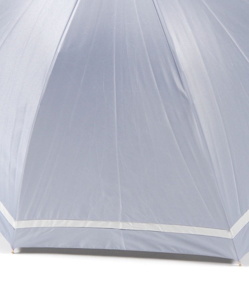 BAYFLOW（ベイフロー）の「【Water front】ルシードモクットUV晴雨兼用傘55cm（付け襟・レディース・ブルー/グレー/ナチュラル・0）」の10枚目の写真