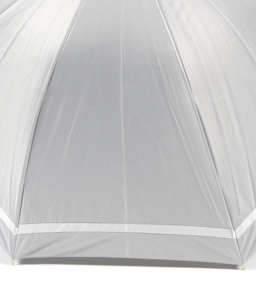 BAYFLOW（ベイフロー）の「【Water front】ルシードモクットUV晴雨兼用傘55cm（付け襟・レディース・ブルー/グレー/ナチュラル・0）」の12枚目の写真