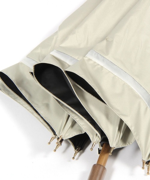 BAYFLOW（ベイフロー）の「【Water front】ルシードモクットUV晴雨兼用傘55cm（付け襟・レディース・ブルー/グレー/ナチュラル・0）」の15枚目の写真
