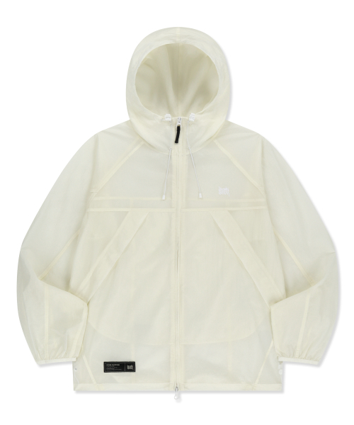 BROWNBREATH(ブラウンブレス)の「タグライト ウィンドブレーカー - ホワイト(ナイロンジャケット・レディース・その他・SMALL/MEDIUM/LARGE/X-LARGE)」の3枚目の写真
