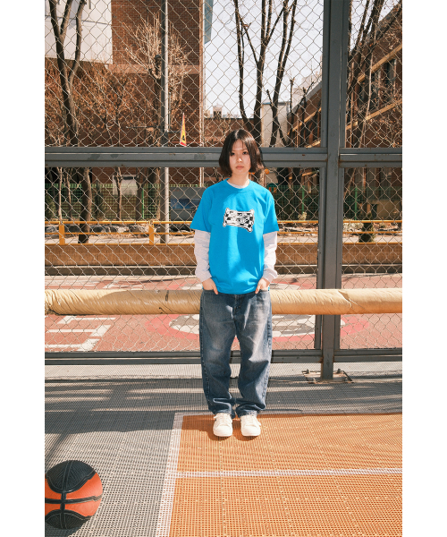 THE SCOT WRECK（ザ スコットレック）の「LOGO TEE (Blue)（Tシャツ/カットソー・メンズ・ブルー・MEDIUM/LARGE/X-LARGE/SMALL）」の4枚目の写真