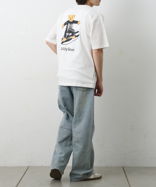 COLONY 2139（コロニートゥーワンスリーナイン）の「ConVenir/サーフィンテディベアポケットTEE（Tシャツ/カットソー・メンズ・ホワイト/ブラック・LARGE/MEDIUM/SMALL）」の11枚目の写真