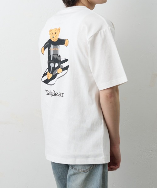 COLONY 2139（コロニートゥーワンスリーナイン）の「ConVenir/サーフィンテディベアポケットTEE（Tシャツ/カットソー・メンズ・ホワイト/ブラック・LARGE/MEDIUM/SMALL）」の7枚目の写真