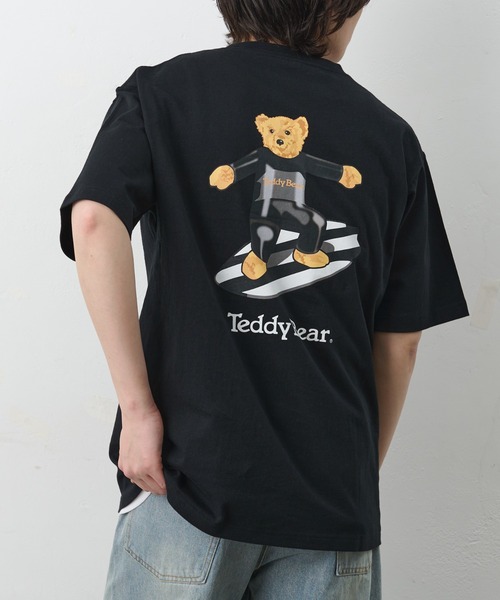 COLONY 2139（コロニートゥーワンスリーナイン）の「ConVenir/サーフィンテディベアポケットTEE（Tシャツ/カットソー・メンズ・ホワイト/ブラック・LARGE/MEDIUM/SMALL）」の17枚目の写真