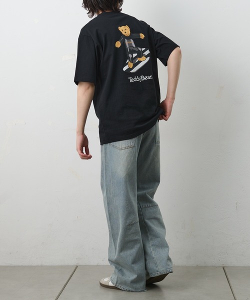 COLONY 2139（コロニートゥーワンスリーナイン）の「ConVenir/サーフィンテディベアポケットTEE（Tシャツ/カットソー・メンズ・ホワイト/ブラック・LARGE/MEDIUM/SMALL）」の21枚目の写真