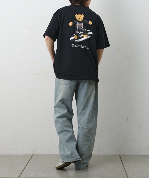 COLONY 2139（コロニートゥーワンスリーナイン）の「ConVenir/サーフィンテディベアポケットTEE（Tシャツ/カットソー・メンズ・ホワイト/ブラック・LARGE/MEDIUM/SMALL）」の22枚目の写真