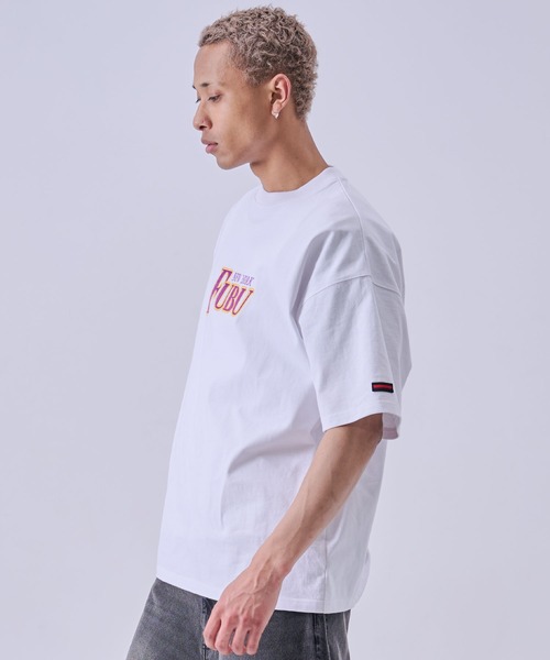 FUBU( フブ)の「FUBU フブ ブランド Patch TShirts/半袖パッチTシャツ(Tシャツ/カットソー・メンズ・ブラック/ホワイト・XL/L/M/XXL)」の14枚目の写真