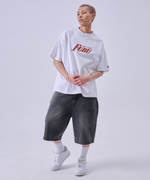 FUBU( フブ)の「FUBU フブ ブランド Patch TShirts/半袖パッチTシャツ(Tシャツ/カットソー・メンズ・ブラック/ホワイト・XL/L/M/XXL)」の15枚目の写真