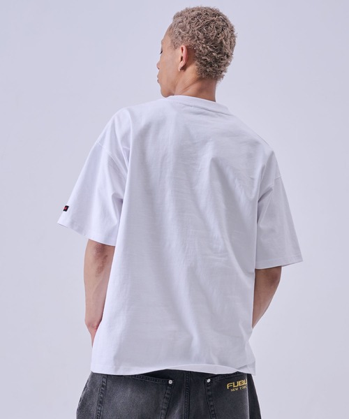 FUBU( フブ)の「FUBU フブ ブランド Patch TShirts/半袖パッチTシャツ(Tシャツ/カットソー・メンズ・ブラック/ホワイト・XL/L/M/XXL)」の13枚目の写真