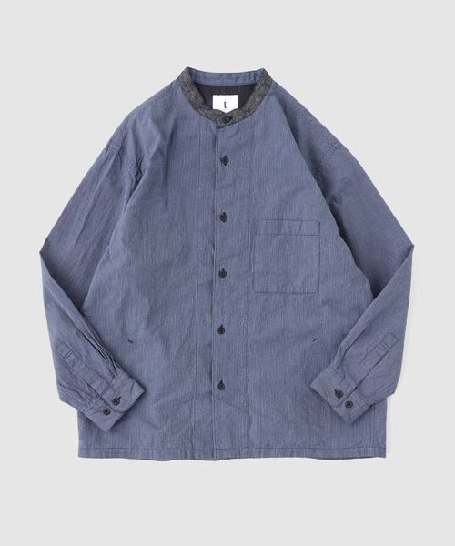 tatamass (Татамас) Indigo stripe shirt — индийский стиль футболка