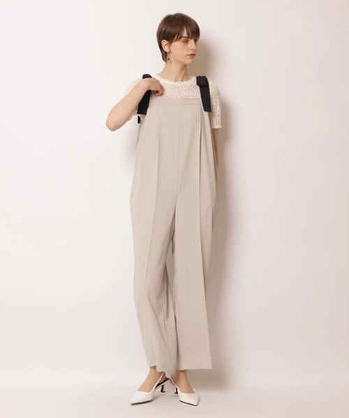 肩りぼんサロペット（その他パンツ）｜CADUNE（カデュネ）の 