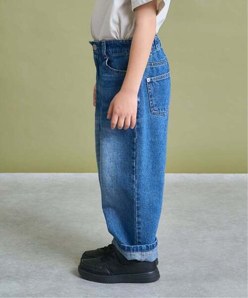 b・ROOM（ビールーム）の「【ともデニ】ストレートデニムパンツ（その他パンツ・キッズ・ブルー・120cm/100cm/110cm/150cm/130cm/140cm）」の17枚目の写真