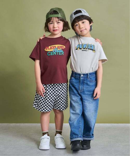 b・ROOM（ビールーム）の「【ともデニ】ストレートデニムパンツ（その他パンツ・キッズ・ブルー・120cm/100cm/110cm/150cm/130cm/140cm）」の3枚目の写真