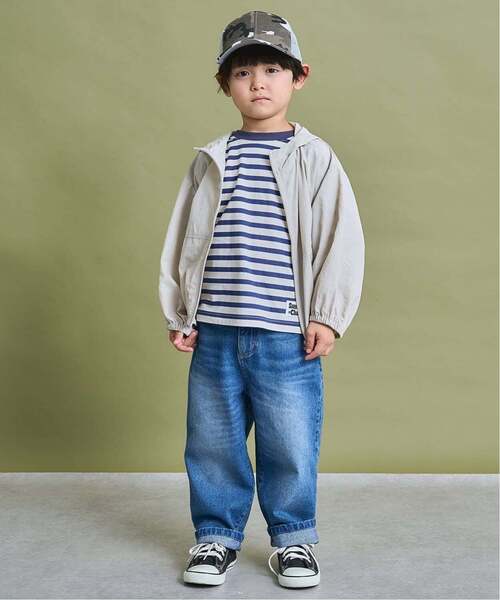 b・ROOM（ビールーム）の「【ともデニ】ストレートデニムパンツ（その他パンツ・キッズ・ブルー・120cm/100cm/110cm/150cm/130cm/140cm）」の5枚目の写真