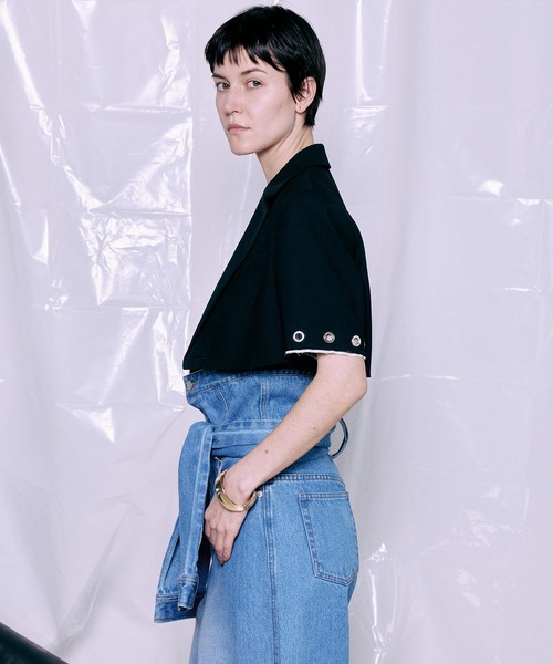 Eyelet Short Jacket/アイレットショートジャケット（テーラード