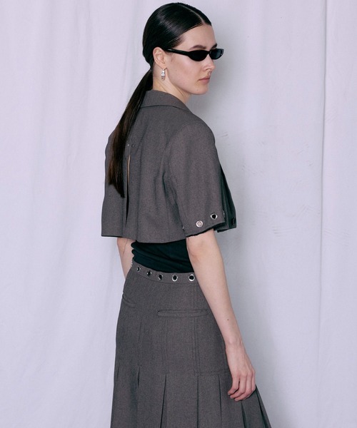 Eyelet Short Jacket/アイレットショートジャケット（テーラード