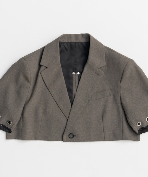 Eyelet Short Jacket/アイレットショートジャケット（テーラード