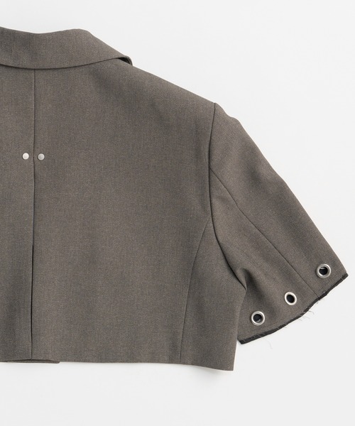 Eyelet Short Jacket/アイレットショートジャケット（テーラード