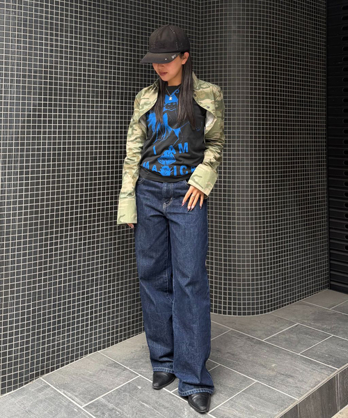 ARIES（アリーズ）の「【ARIES / アリーズ】Magical Cap Sleeve Tee（Tシャツ/カットソー・レディース・ブラック・SMALL/MEDIUM）」の9枚目の写真