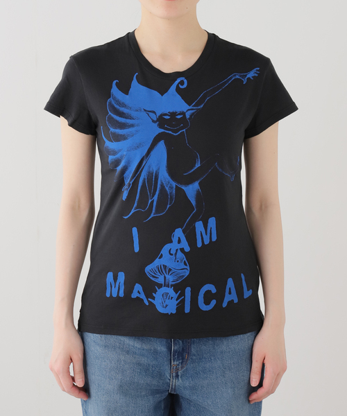 ARIES（アリーズ）の「【ARIES / アリーズ】Magical Cap Sleeve Tee（Tシャツ/カットソー・レディース・ブラック・SMALL/MEDIUM）」の8枚目の写真