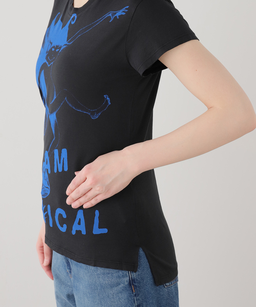 ARIES（アリーズ）の「【ARIES / アリーズ】Magical Cap Sleeve Tee（Tシャツ/カットソー・レディース・ブラック・SMALL/MEDIUM）」の5枚目の写真